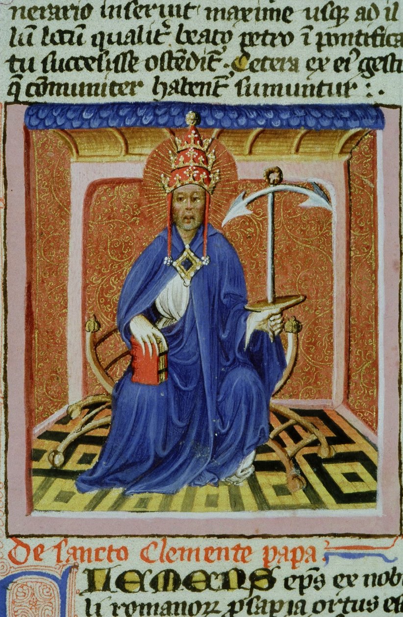 Ms Gen 1111 Page fra Legenda Aurea, Brugge, ca. 1400-10 af Flemish School