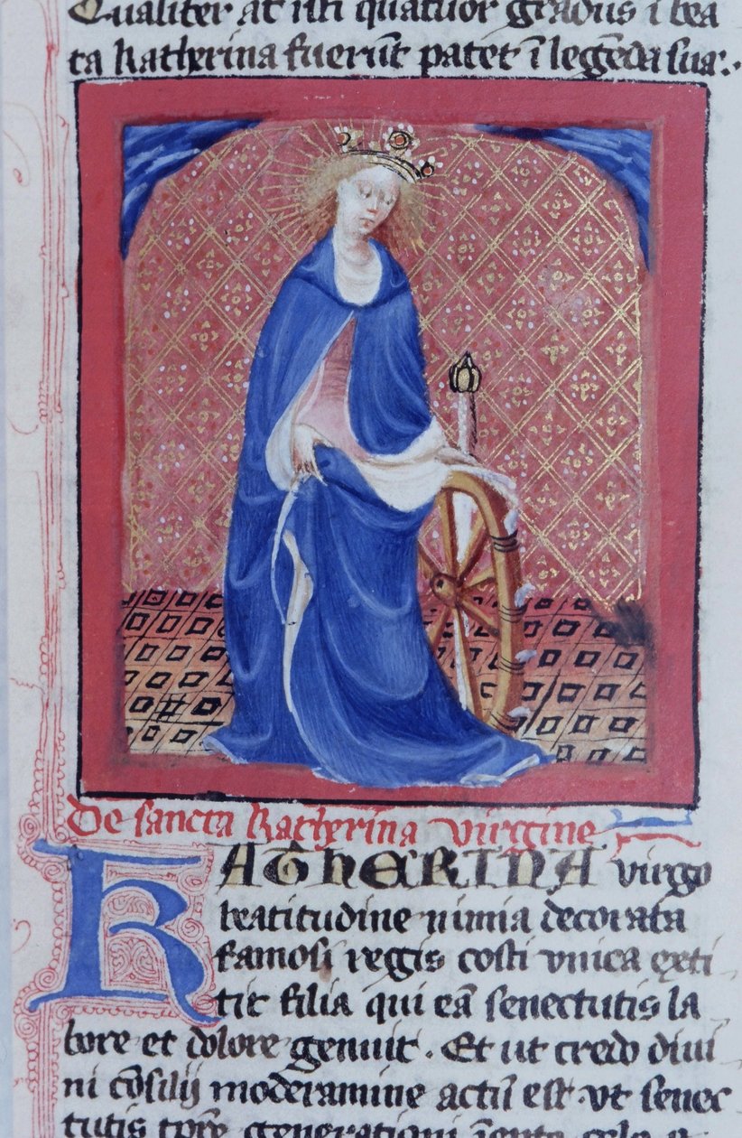 Ms Gen 1111 Page fra Legenda Aurea, Brugge, ca. 1400-10 af Flemish School