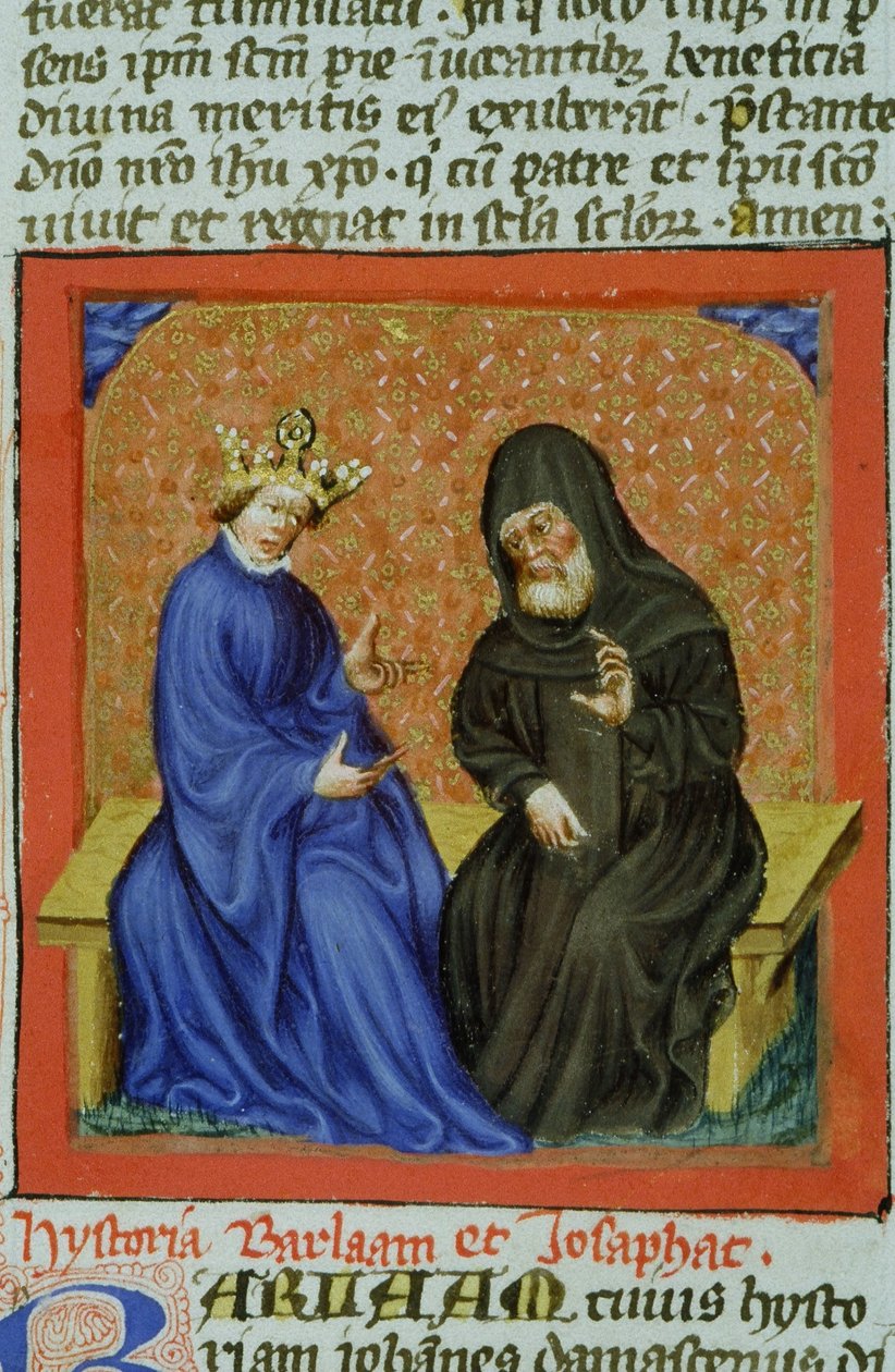 Ms Gen 1111 Page fra Legenda Aurea, Brugge, ca. 1400-10 af Flemish School