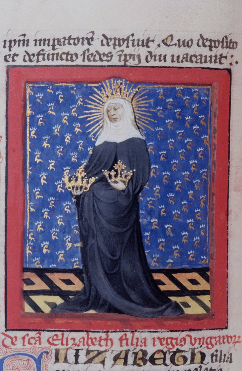 Ms Gen 1111 Page fra Legenda Aurea, Brugge, ca. 1400-10 af Flemish School