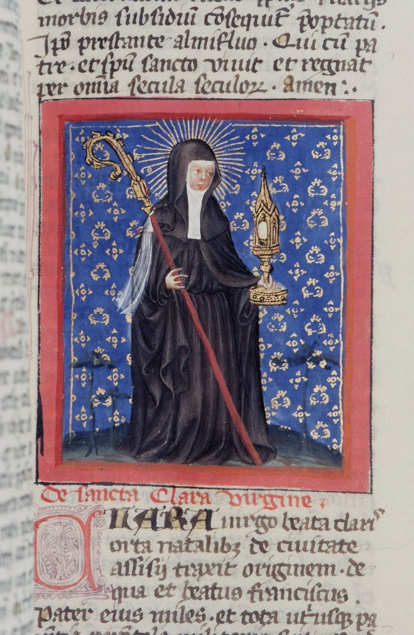 Ms Gen 1111 Page fra Legenda Aurea, Brugge, ca. 1400-10 af Flemish School