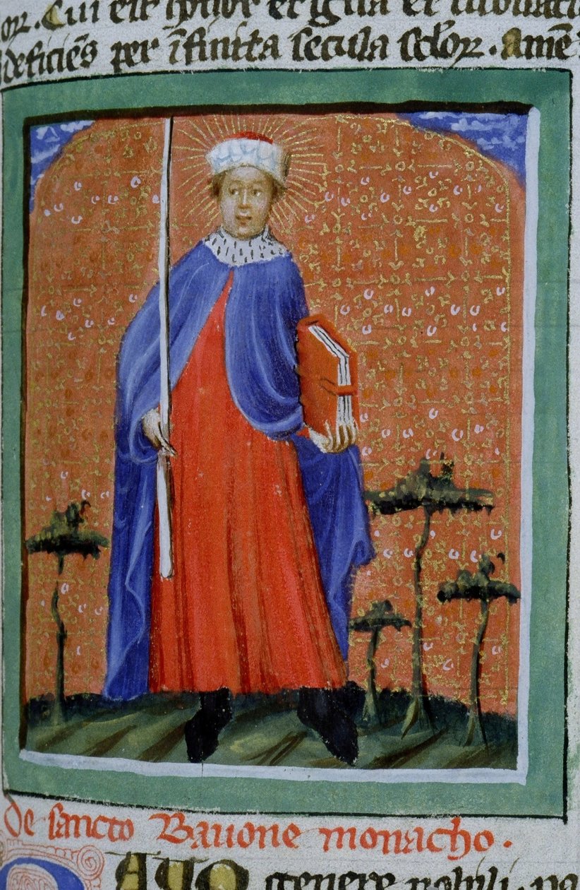 Ms Gen 1111 Page fra Legenda Aurea, Brugge, ca. 1400-10 af Flemish School