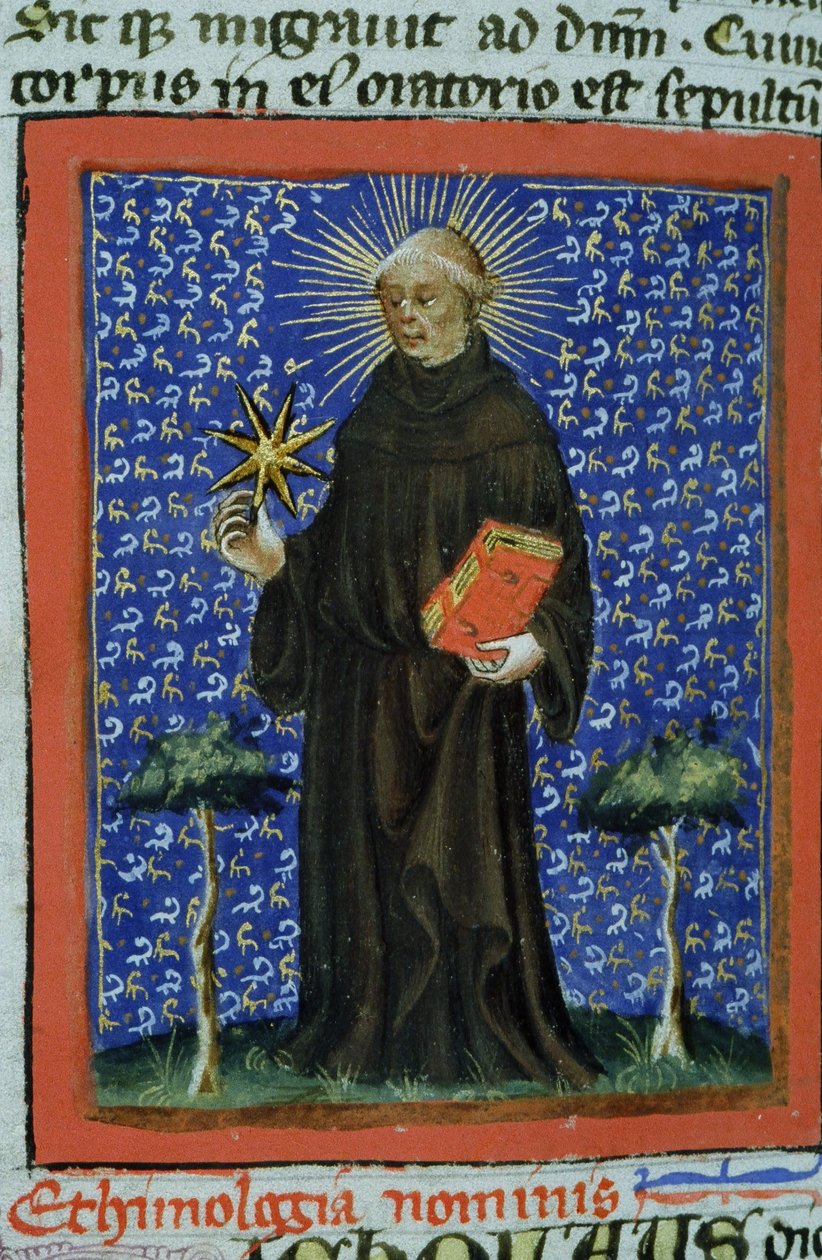 Ms Gen 1111 Page fra Legenda Aurea, Brugge, ca. 1400-10 af Flemish School