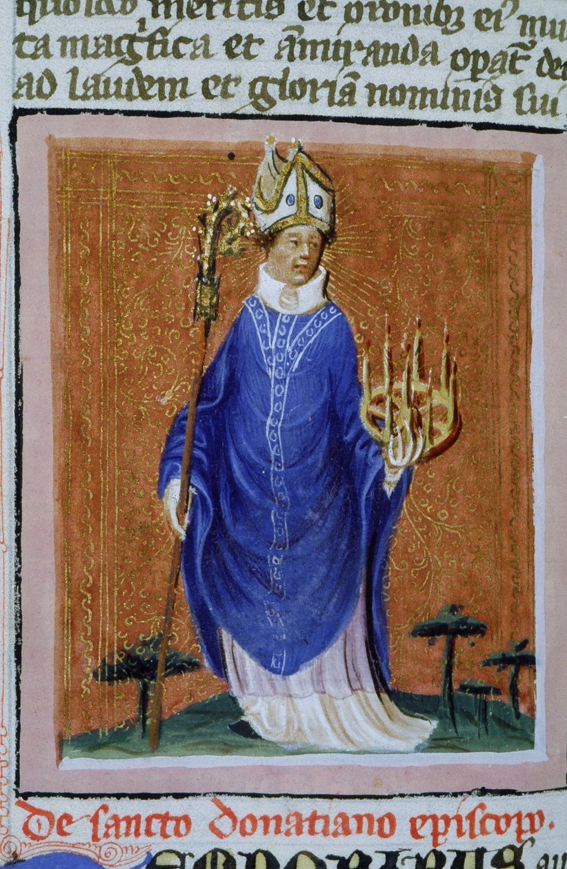Ms Gen 1111 Page fra Legenda Aurea, Brugge, ca. 1400-10 af Flemish School