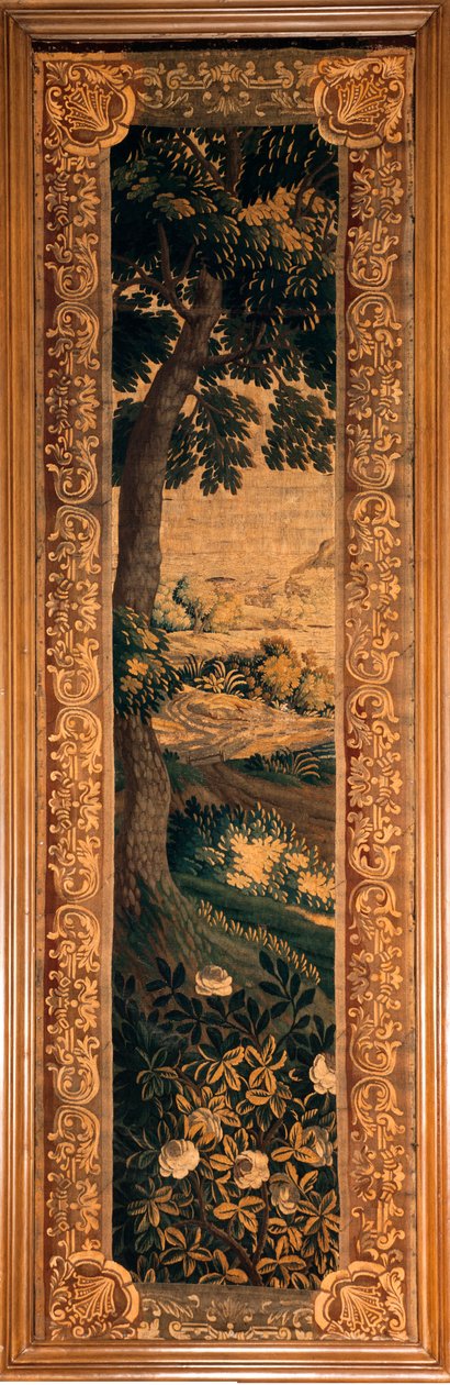Palads (Eu-slottet). Museet (Louis-Philippe-museet for Eu-slottet). flamsk gobelin. 1700-tallet. af Flemish School
