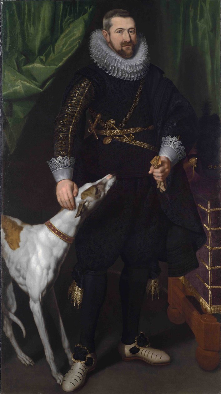 Portræt af Charles-Alexandre de Croÿ af Flemish School