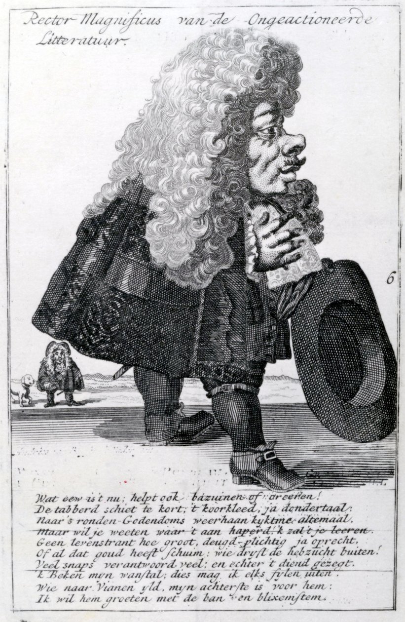 Rector Magnificus, 1668 af Flemish School