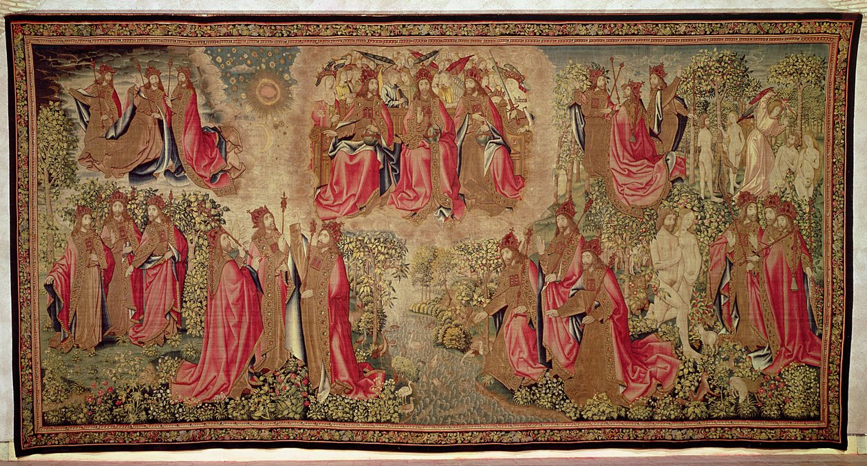 Skabelsen, Bruxelles Workshop, ca.1600 af Flemish School
