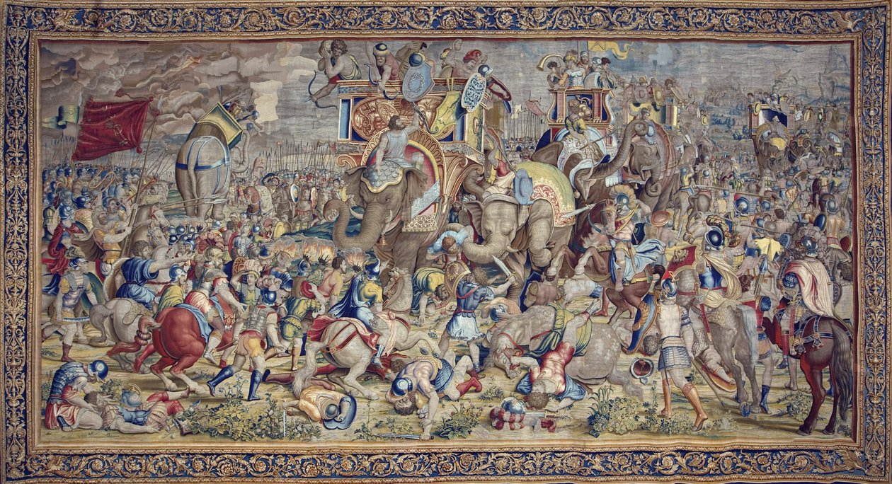 Hannibals historie, ca. 1570 (tæppe) af Flemish School