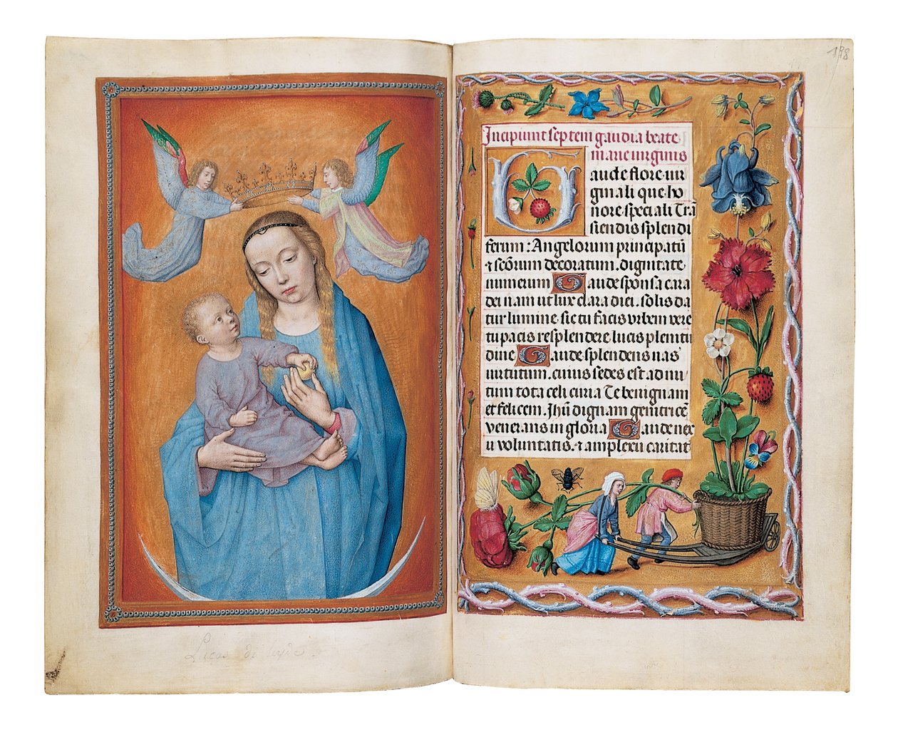 Rothschilds timebog, Gent eller Brugge, ca. 1505 af Flemish School