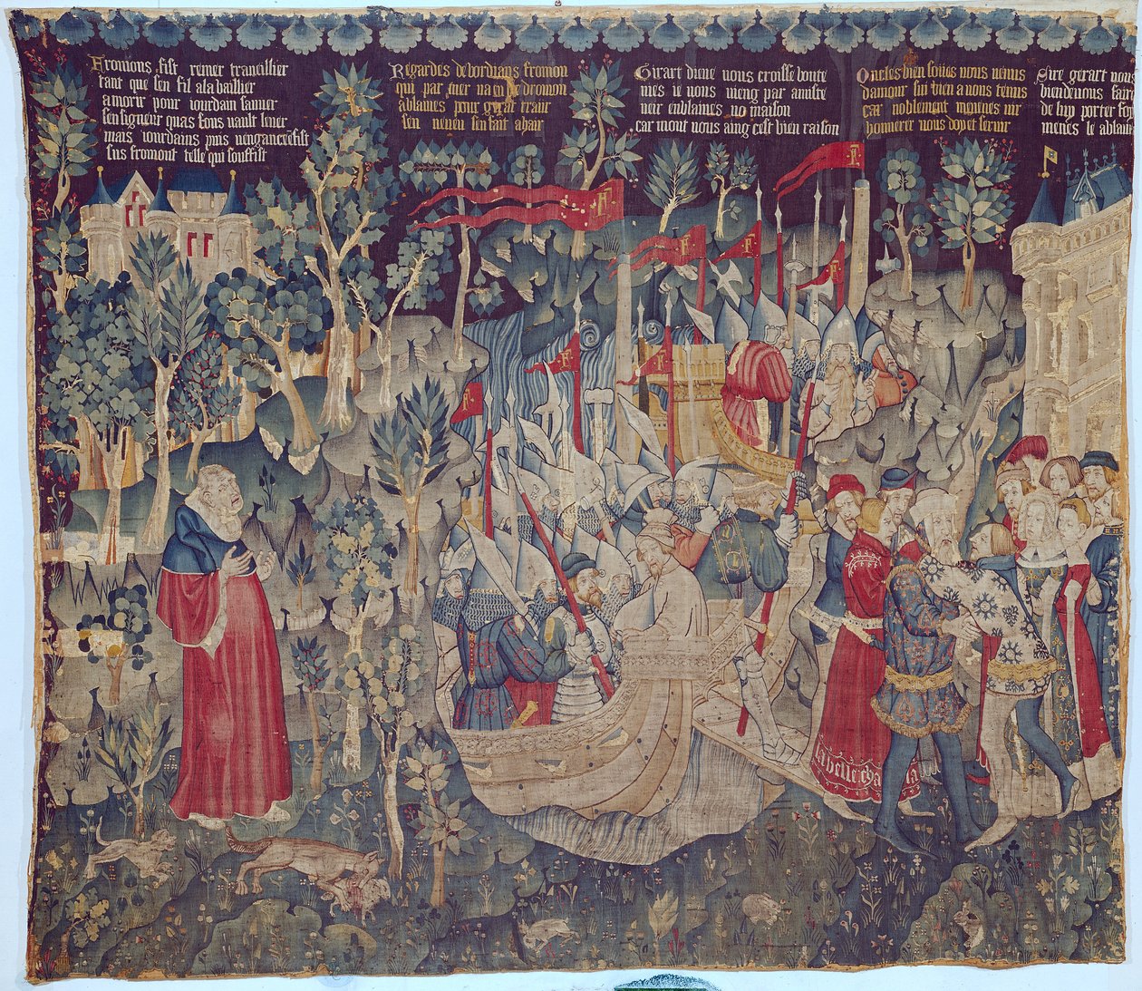 Historien om Jourdain de Blaye, Arras Workshop af Flemish School