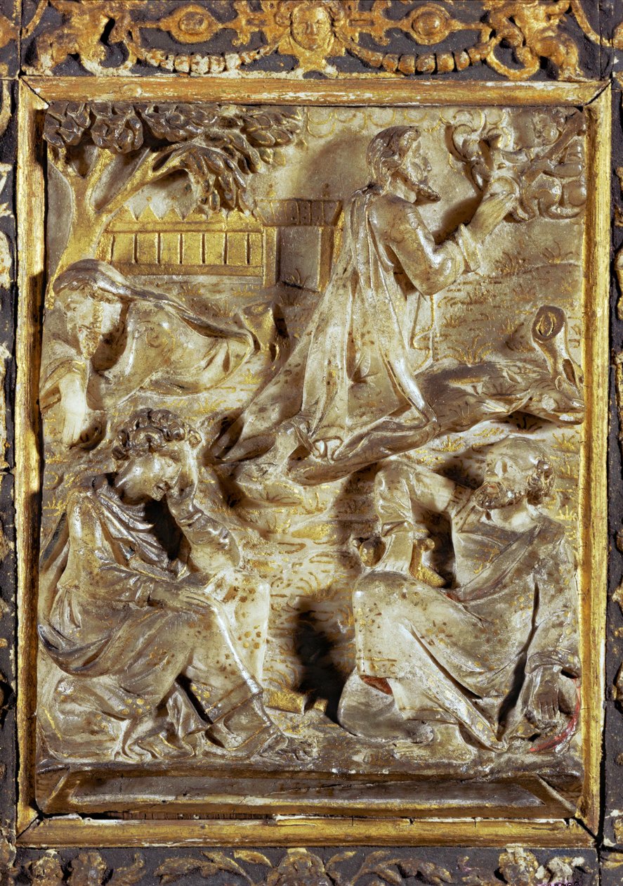 Natten i Getsemane ... (alabast) af Flemish School