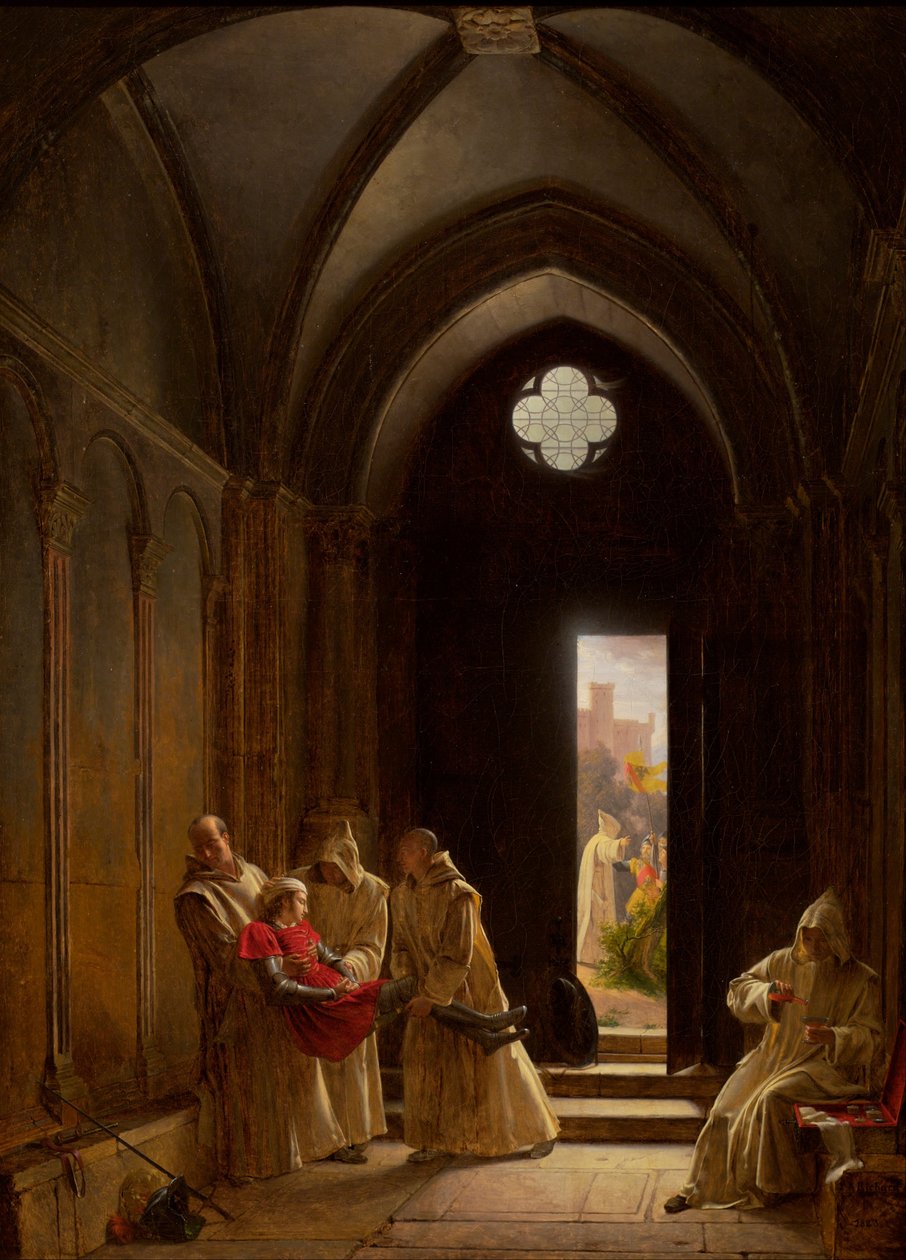 Prince de Talmonts død af Fleury François Richard