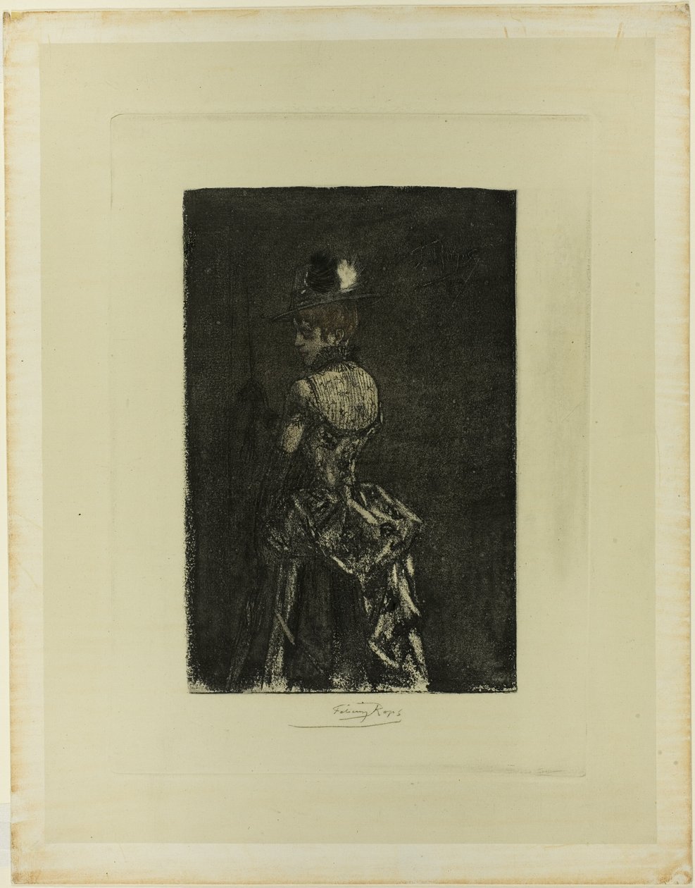 Første skridt af Félicien Rops