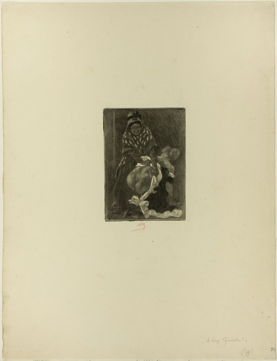 Til dig, general! af Félicien Rops