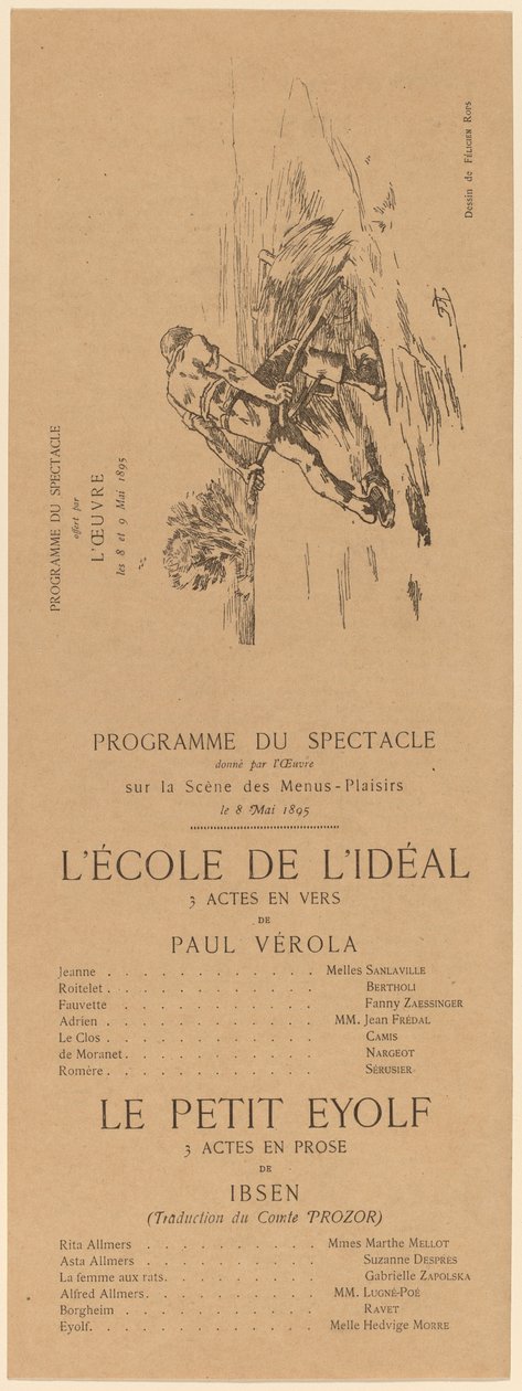 Idealets Skole; Lille Eyolf af Félicien Rops