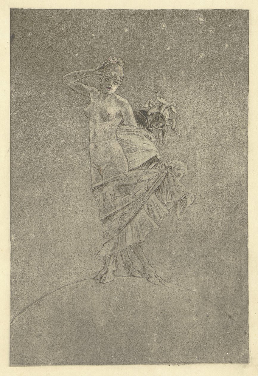 Prostitution og galskab dominerer verden [Illustreret dokument]. af Félicien Rops