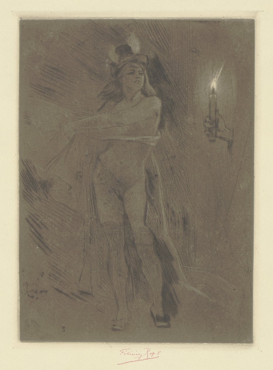 En kvindes hævn af Félicien Rops