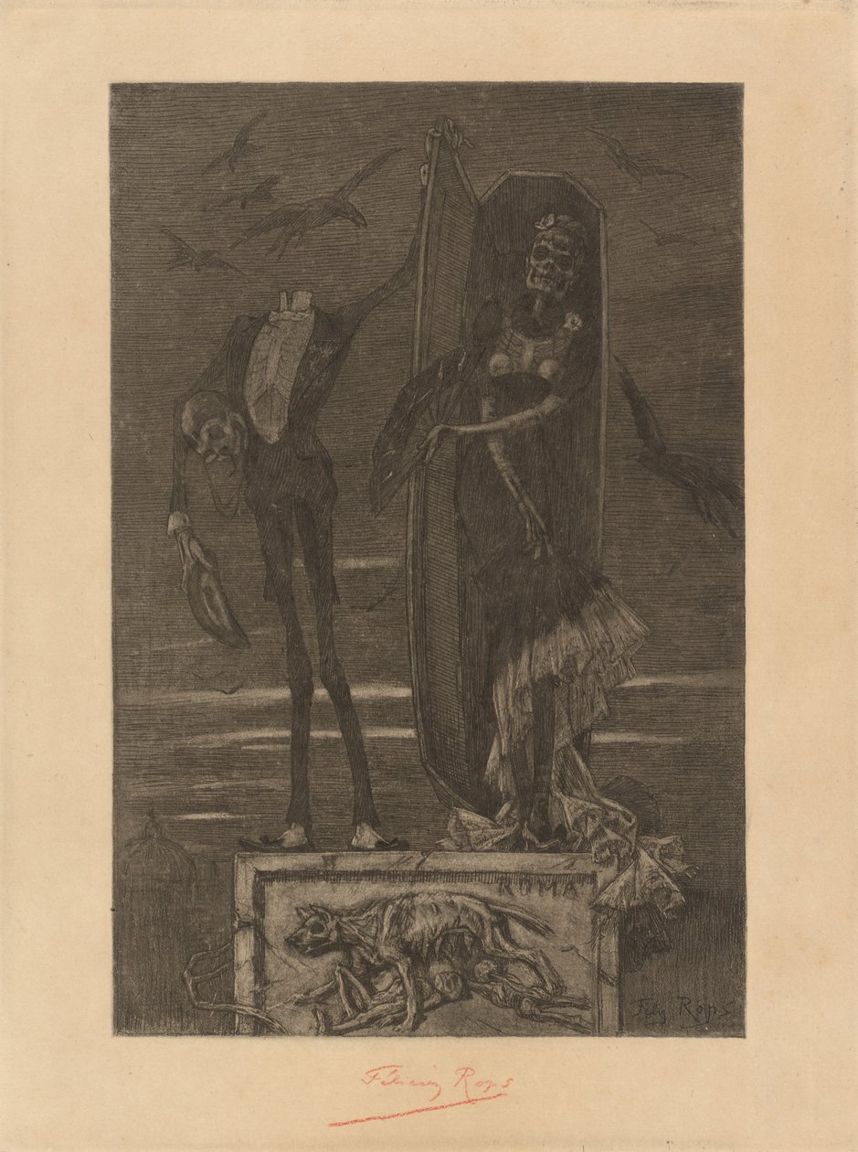 The Supreme Vice: Frontispice af Félicien Rops