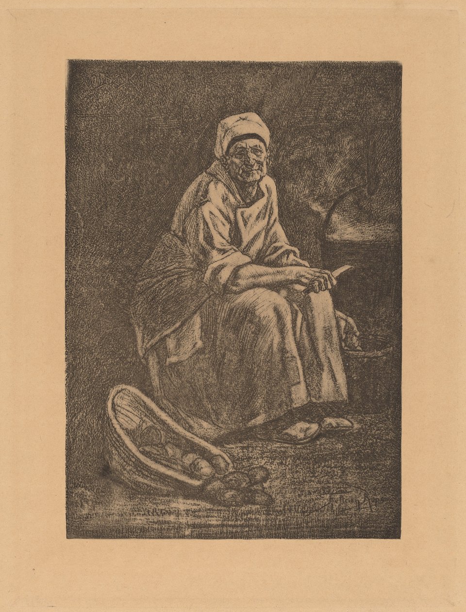 Gamle Kate af Félicien Rops
