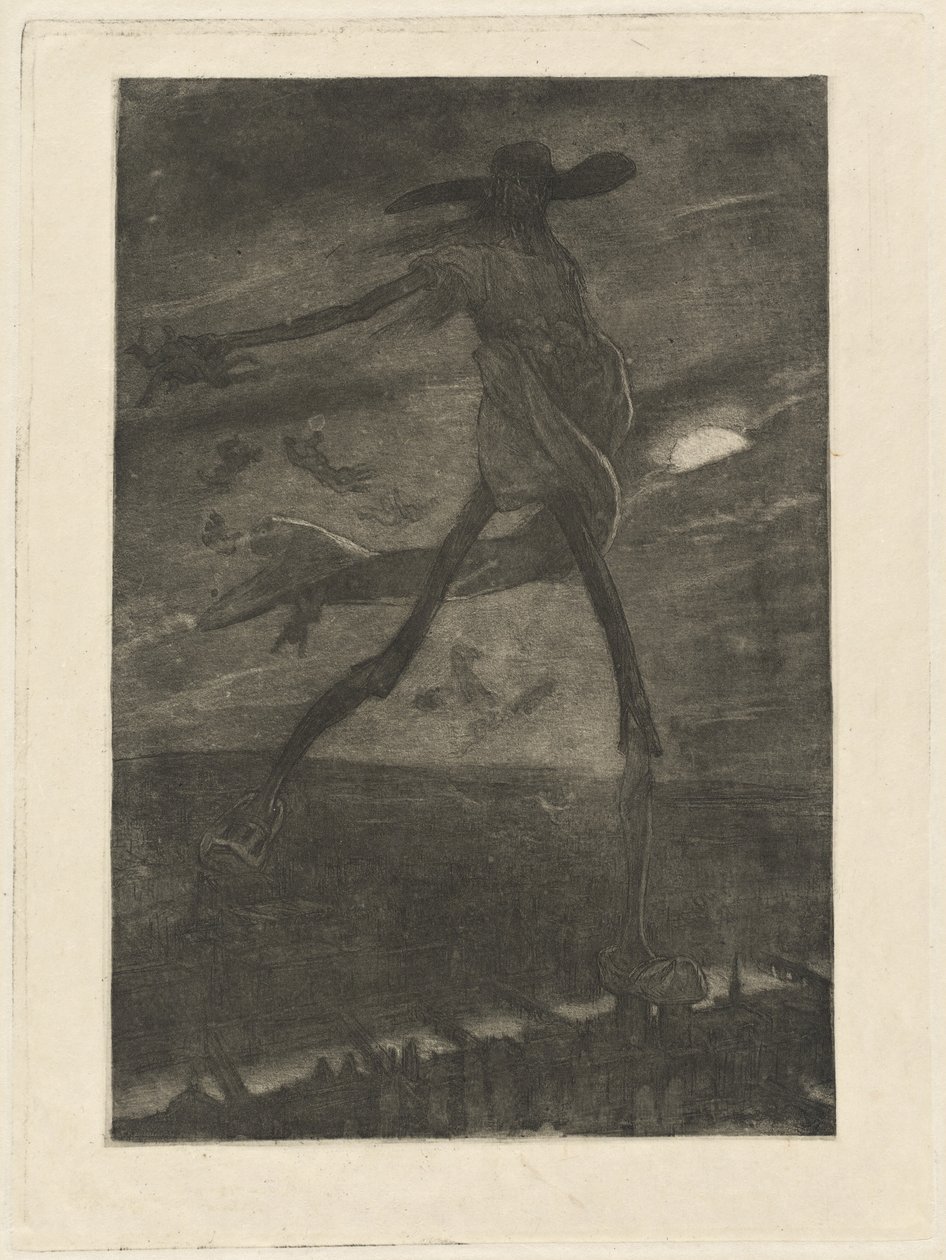 Satan sår tara af Félicien Rops