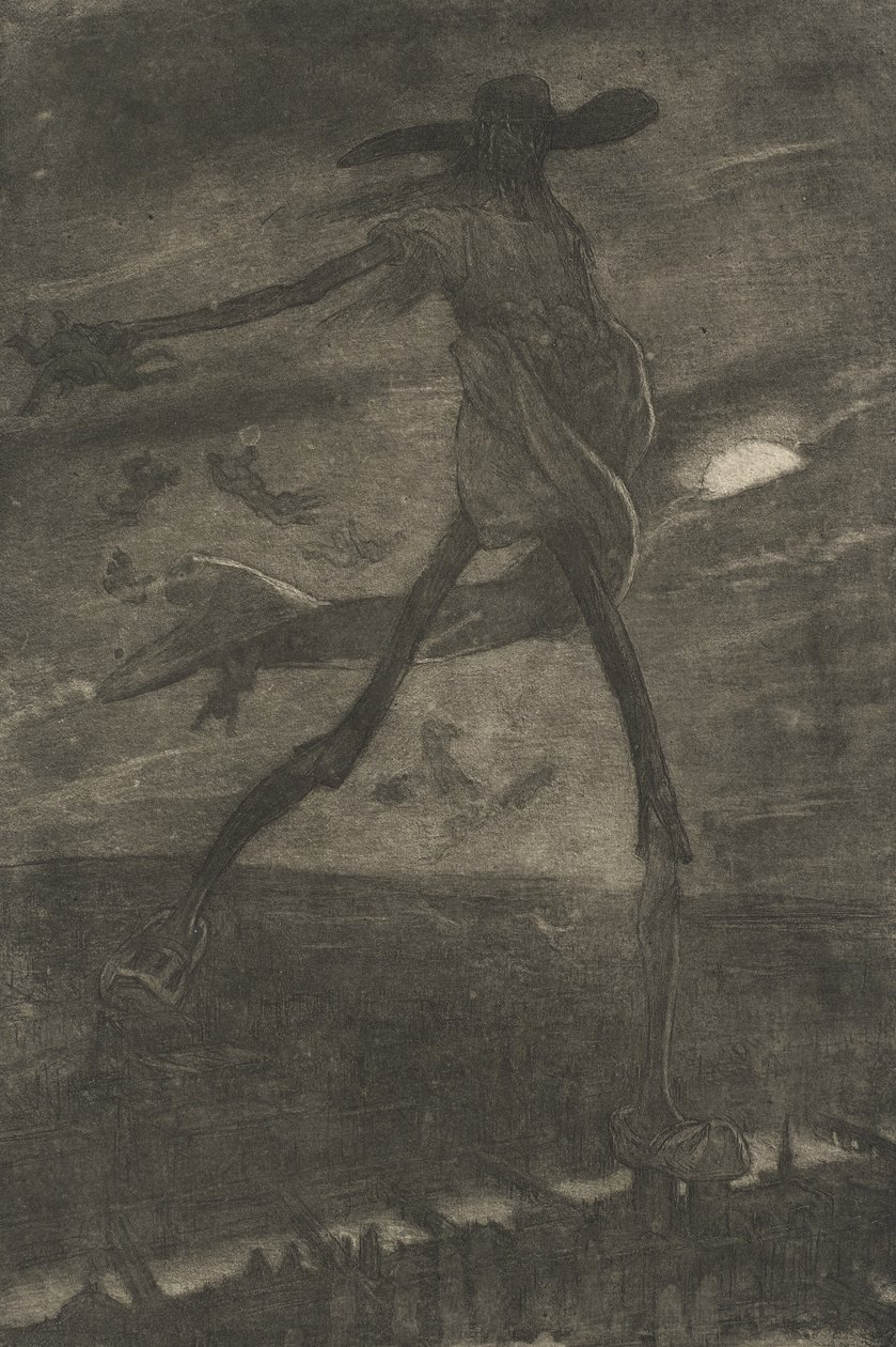 Satan sår ukrudt Satan sår ukrudt. af Félicien Rops