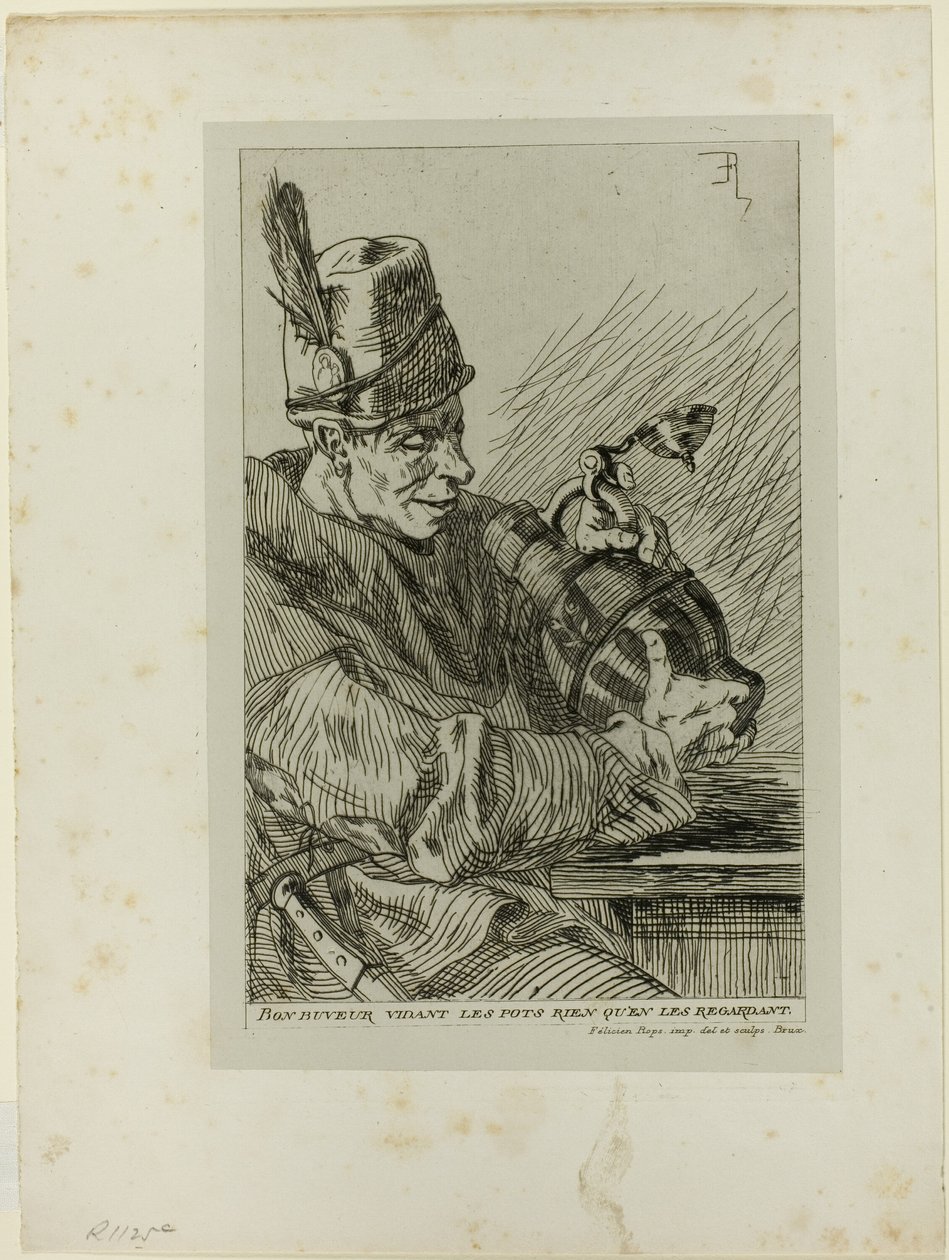 Drikkeren af Félicien Rops