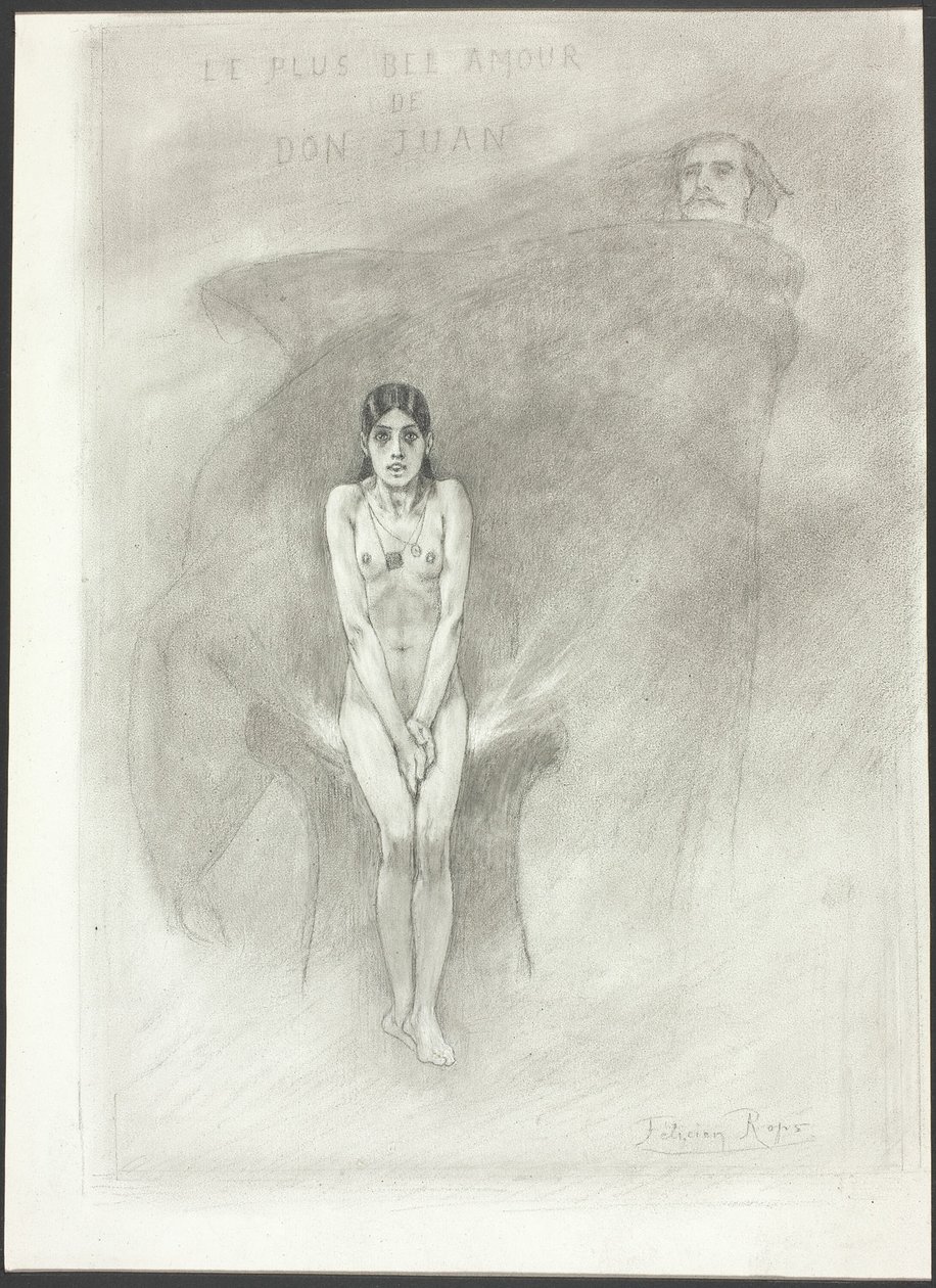 Don Juans største kærlighed af Félicien Rops