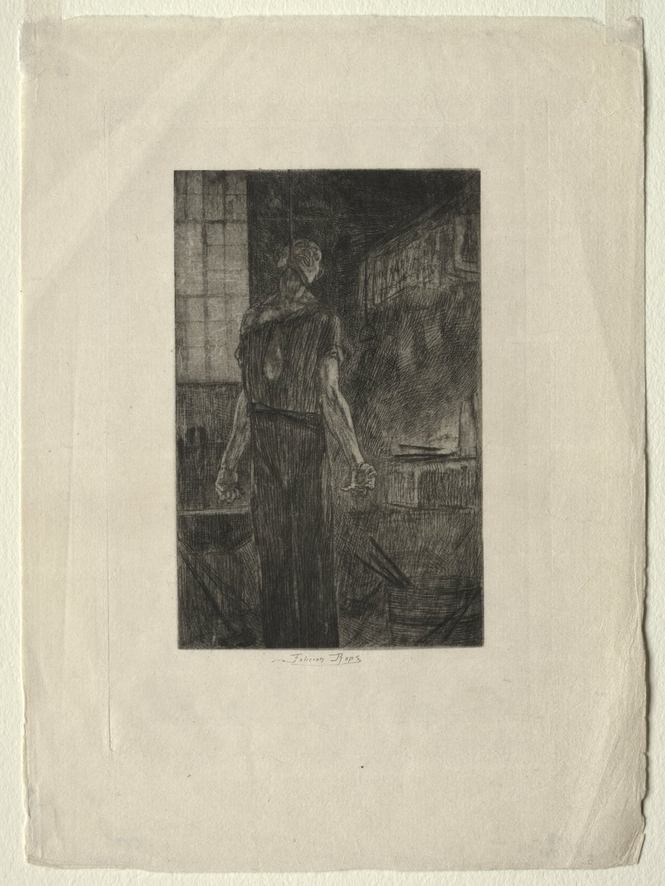 Ophængningen af Levallois-Perret af Félicien Rops