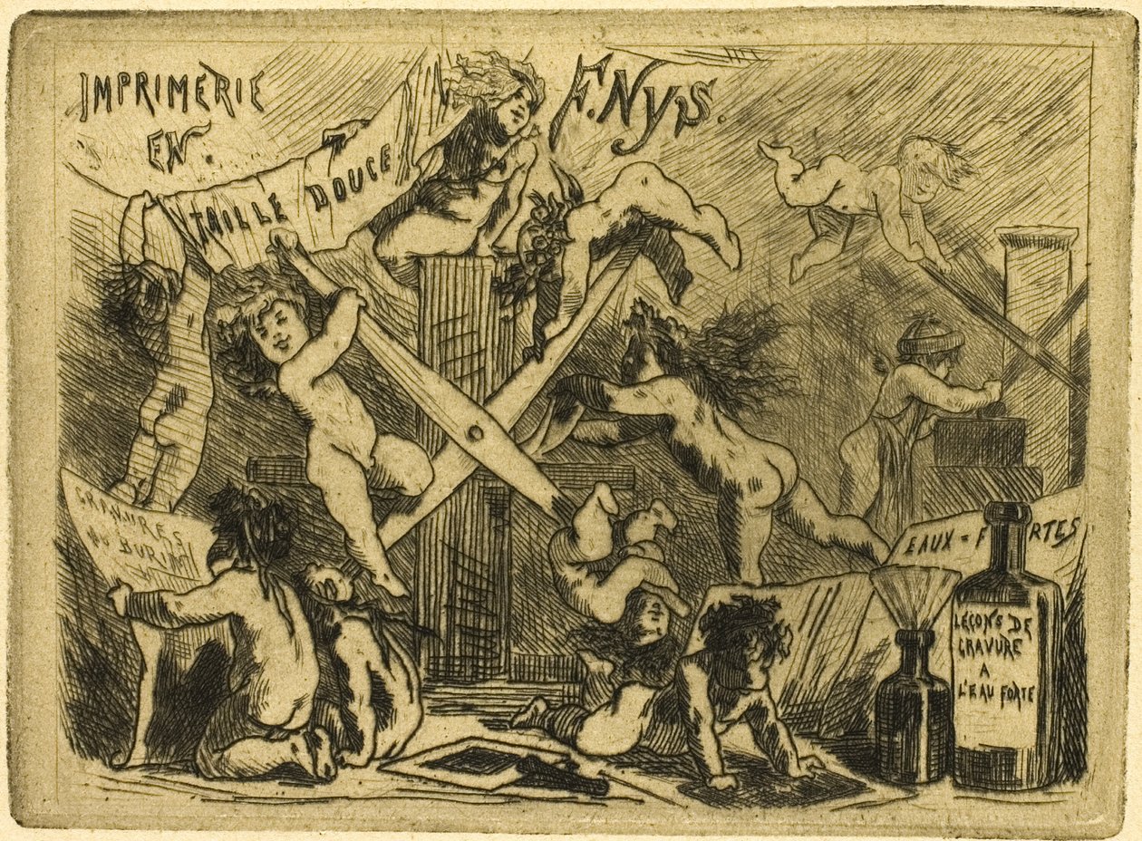 Pressen af Félicien Rops