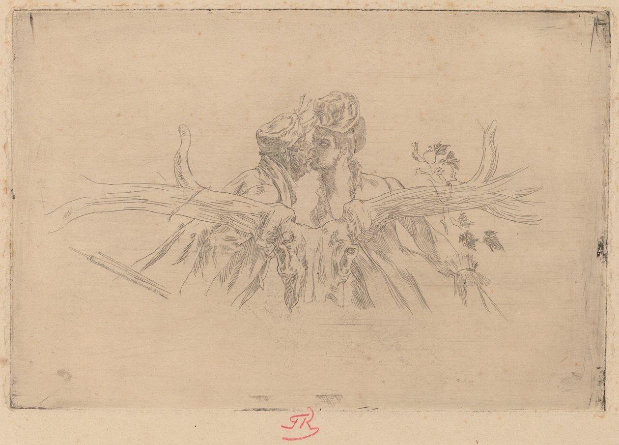 The Train of Maris (Le train de Maris) af Félicien Rops