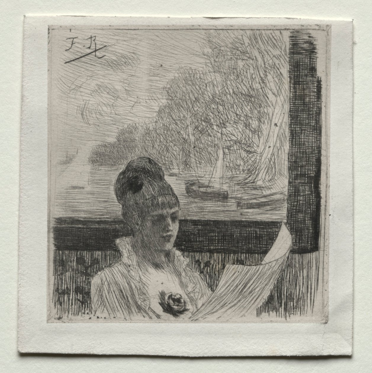Ung kvinde. af Félicien Rops