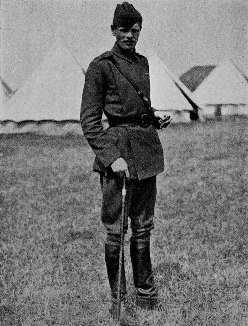 Løjtnant BH Barrington-Kennett, den første adjutant af RFC, 1912 1933 af Flight Photo