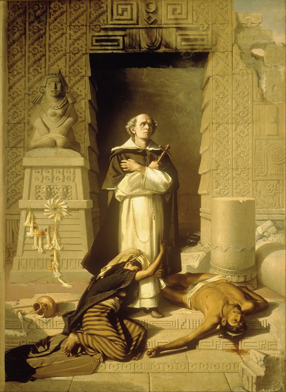 Fray Bartolomé de las Casas af Félix Parra
