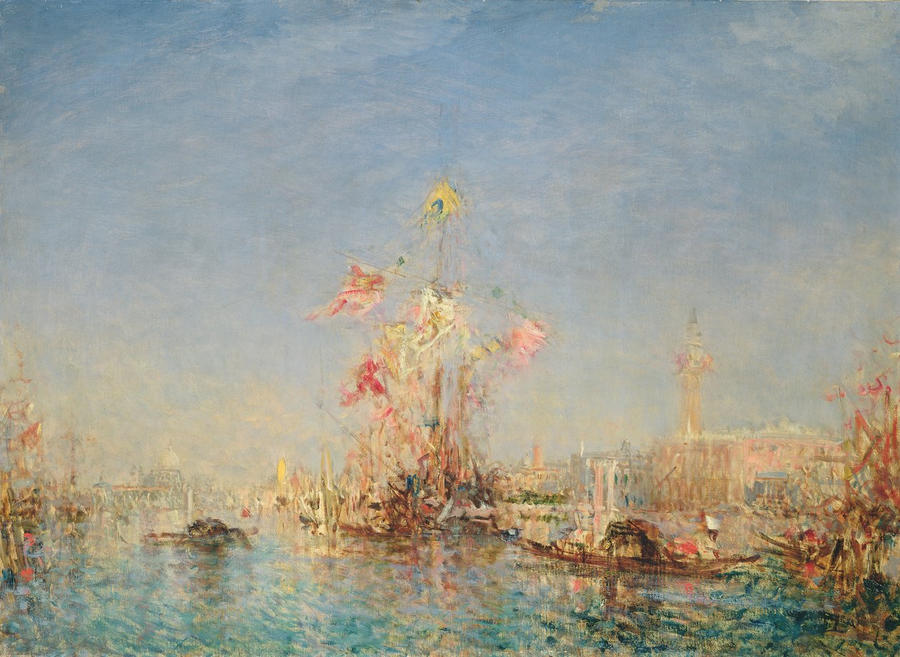 Venedig af Félix Ziem