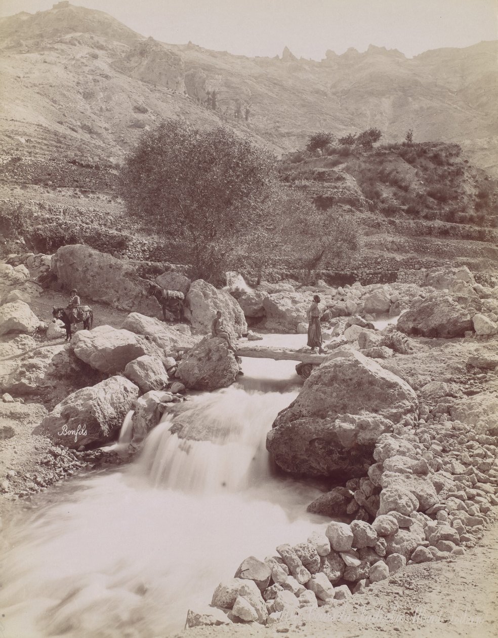 Cours du Kadisha, Monte Lissabon, 1860