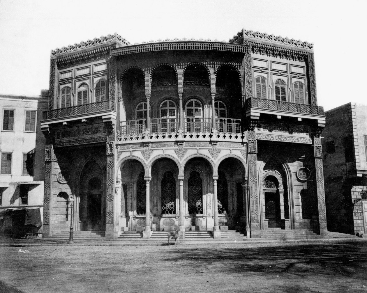 Fountain of the Valid One, Cairo, Egypten, 1878 af Félix Bonfils