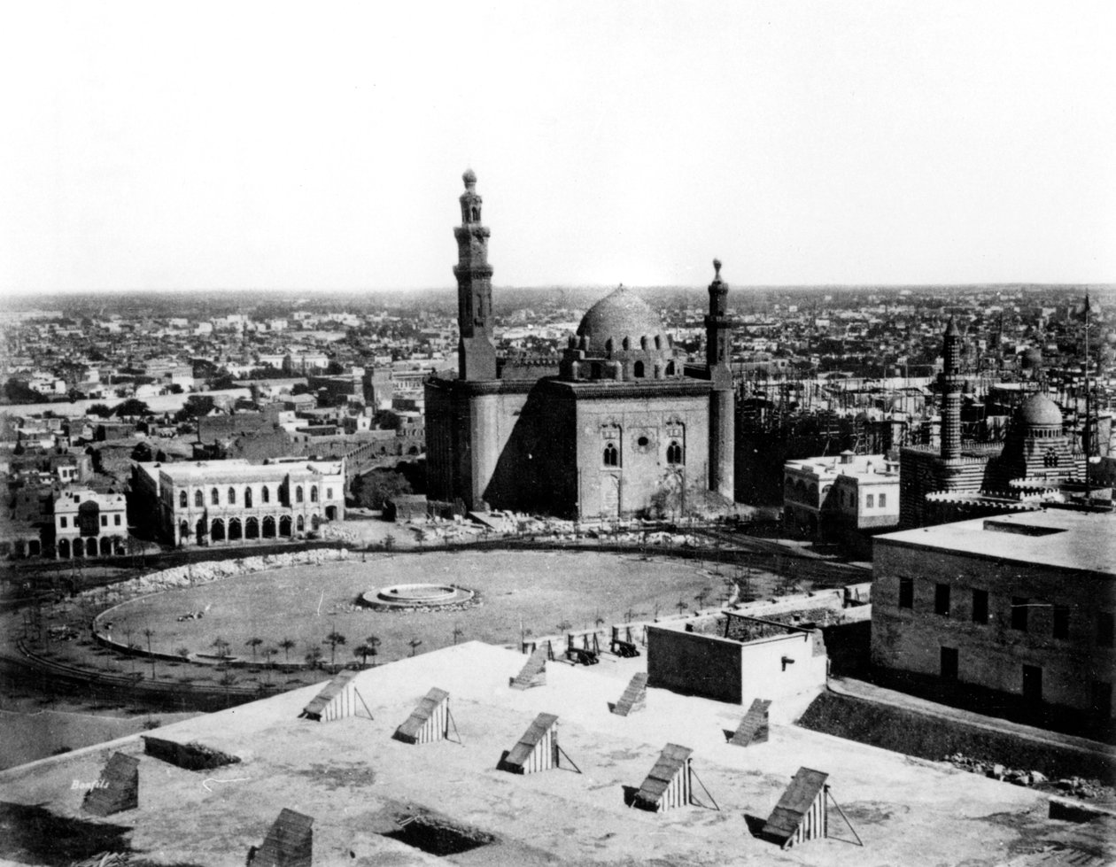 Generelt billede af Kairo, Egypten, 1878 af Félix Bonfils