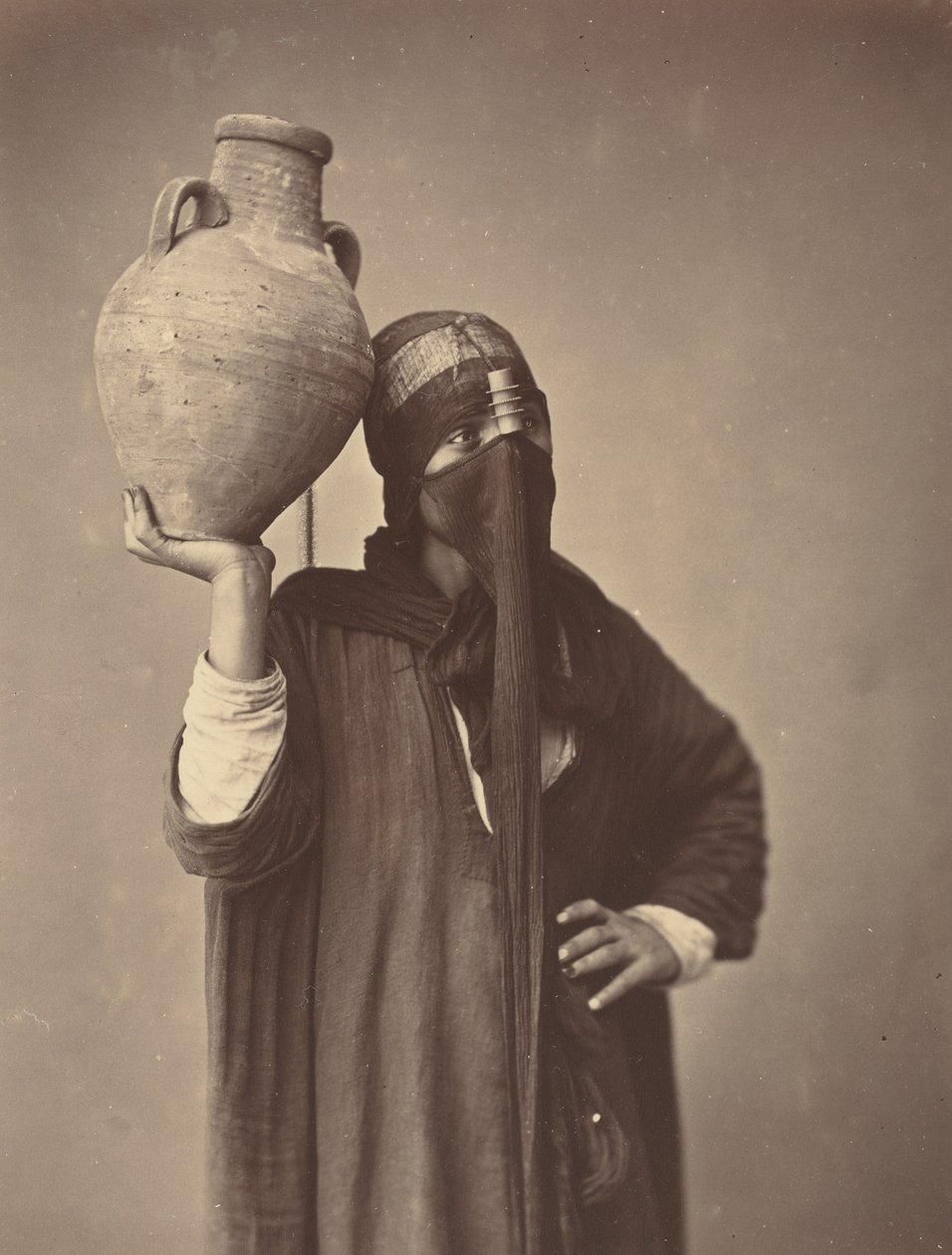 Water Carrier i Cairo, ca. 1870. af Félix Bonfils