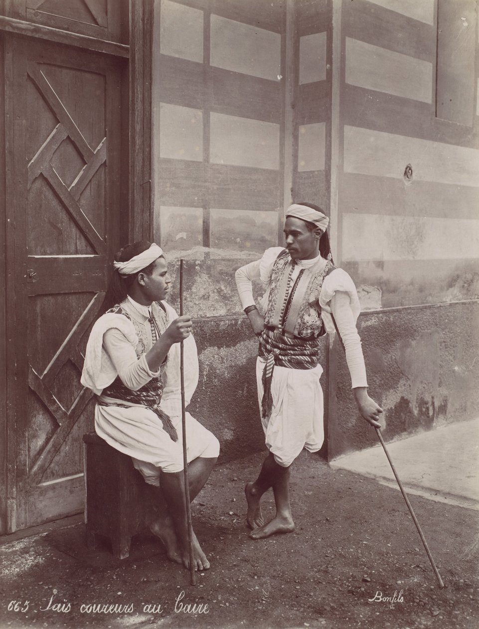 Kend løbere i Kairo, 1870