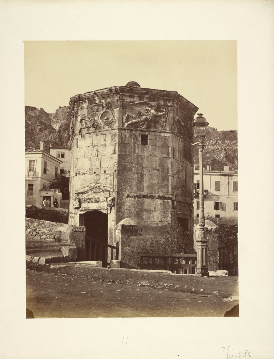 Vindens tårn, Athen af Félix Bonfils