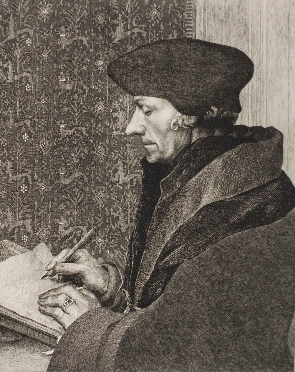 Erasmus af Félix Henri Bracquemond