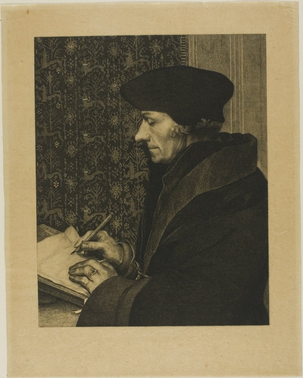 Erasmus af Félix Henri Bracquemond
