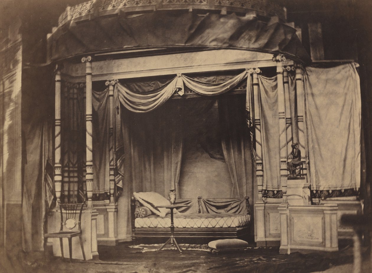 Soveværelsesudstilling i Paris Universal Exposition i 1855 af Félix Jacques Antoine Moulin