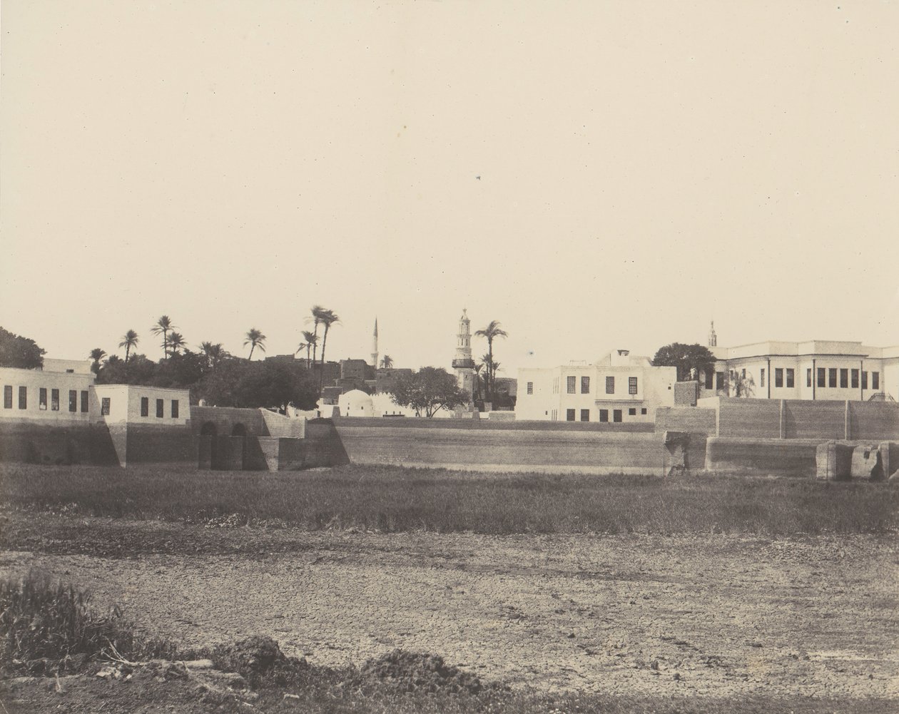 Syout, Constructions Modernes - le Divan, etc., 1851-52, trykt 1853-54. af Félix Teynard