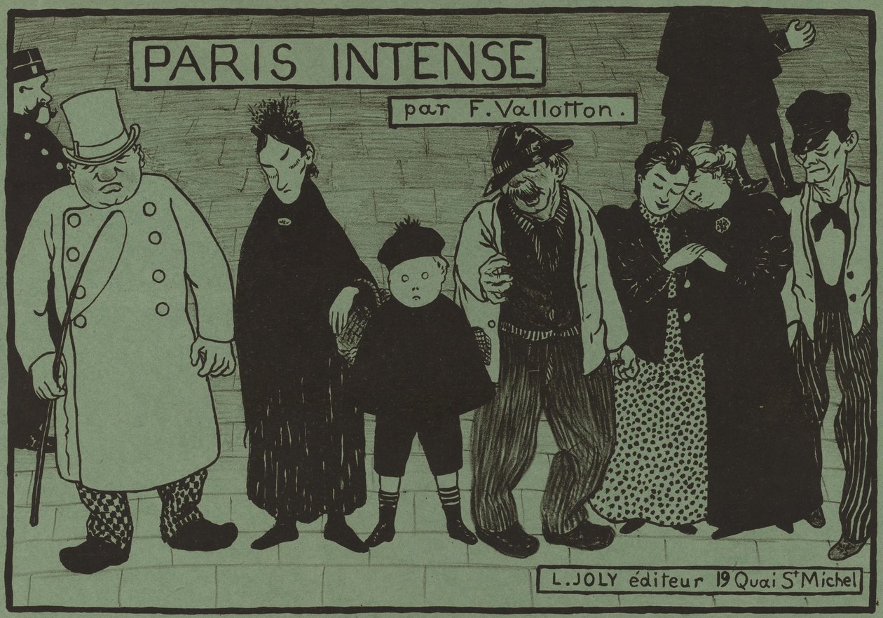 Albumomslag til "Paris Intense" af Félix Vallotton