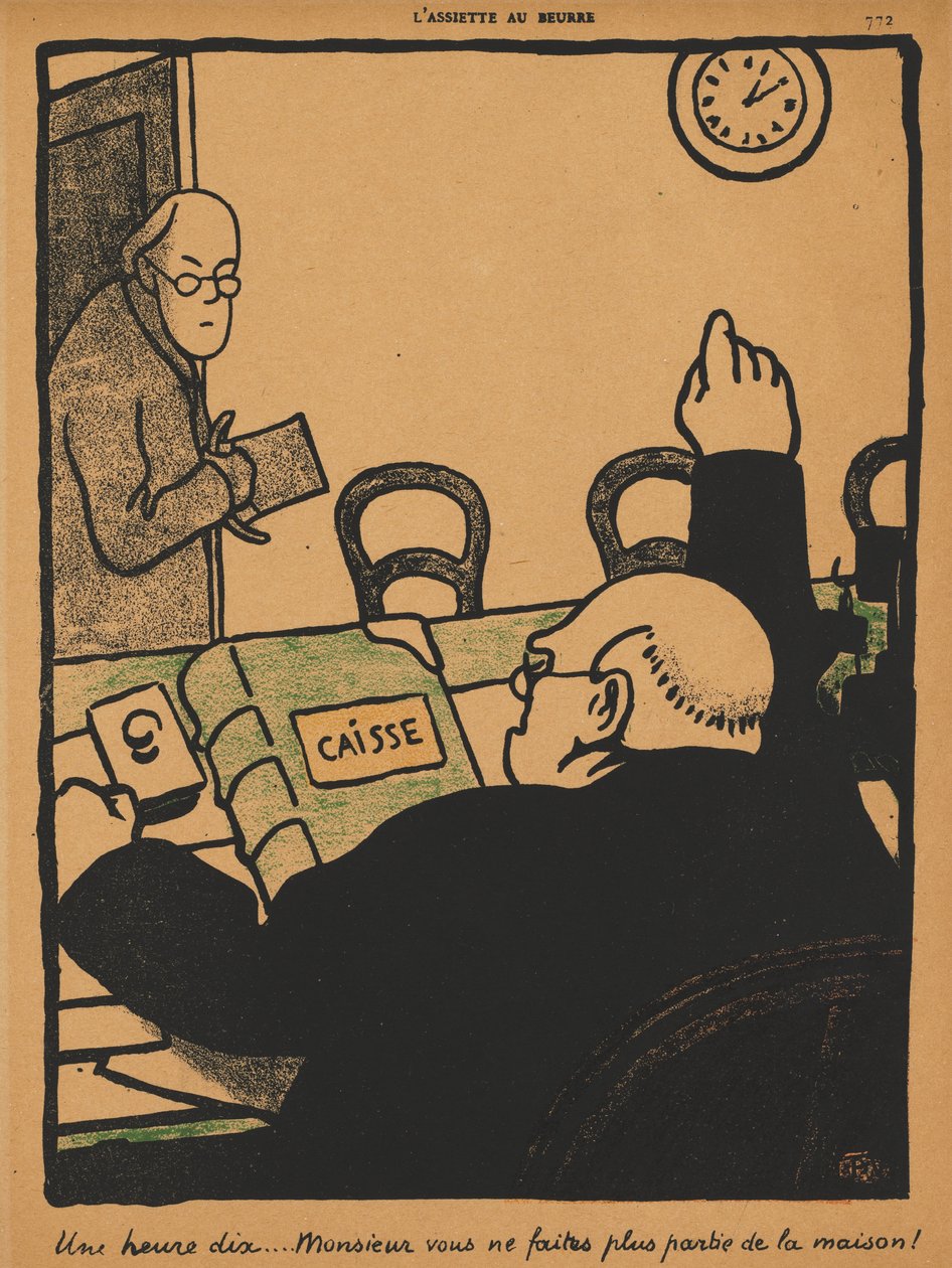 Forbrydelser og straffe XV, 772: Ti over ét af Félix Vallotton