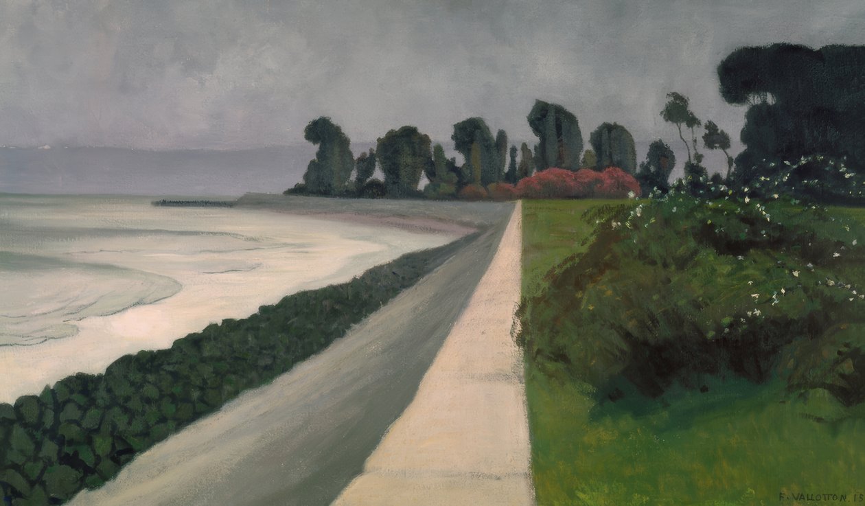 Havet ved Honfleur af Félix Vallotton