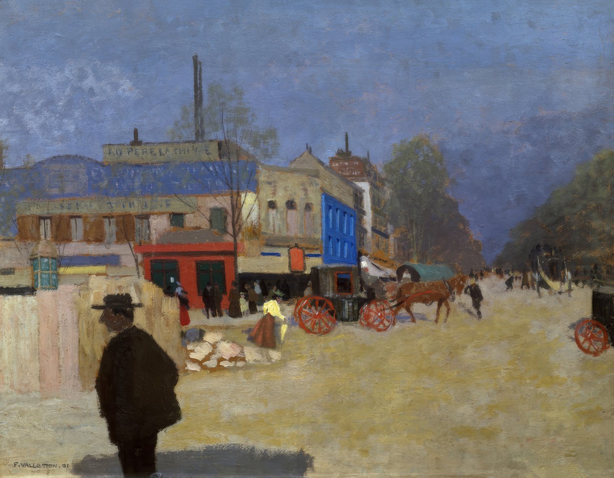 Place Clichy af Félix Vallotton