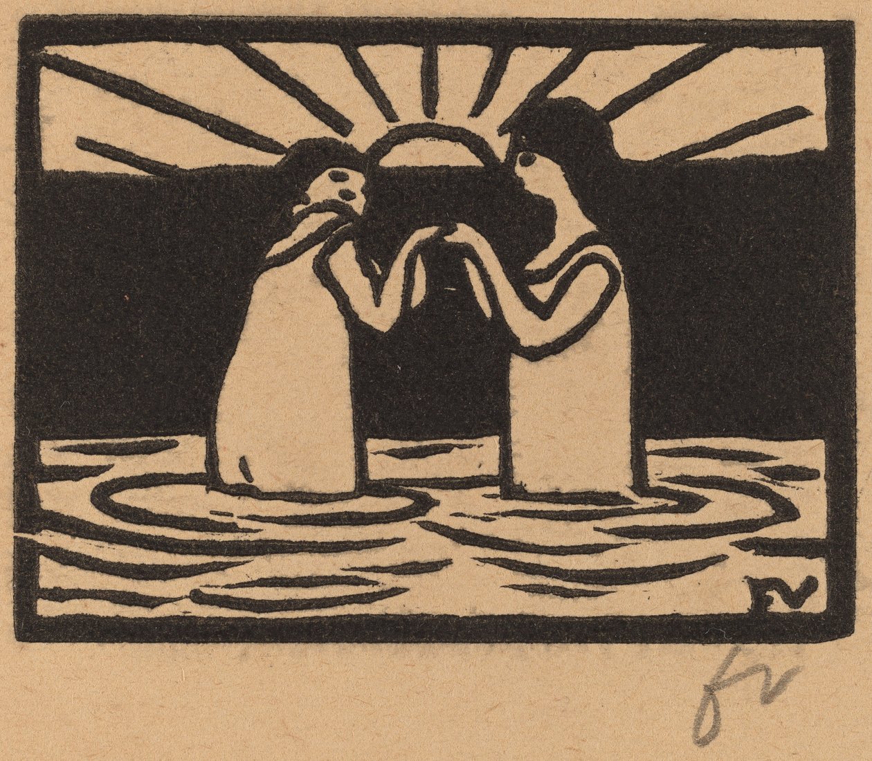 At spille i solen (Jeux au soleil) af Félix Vallotton